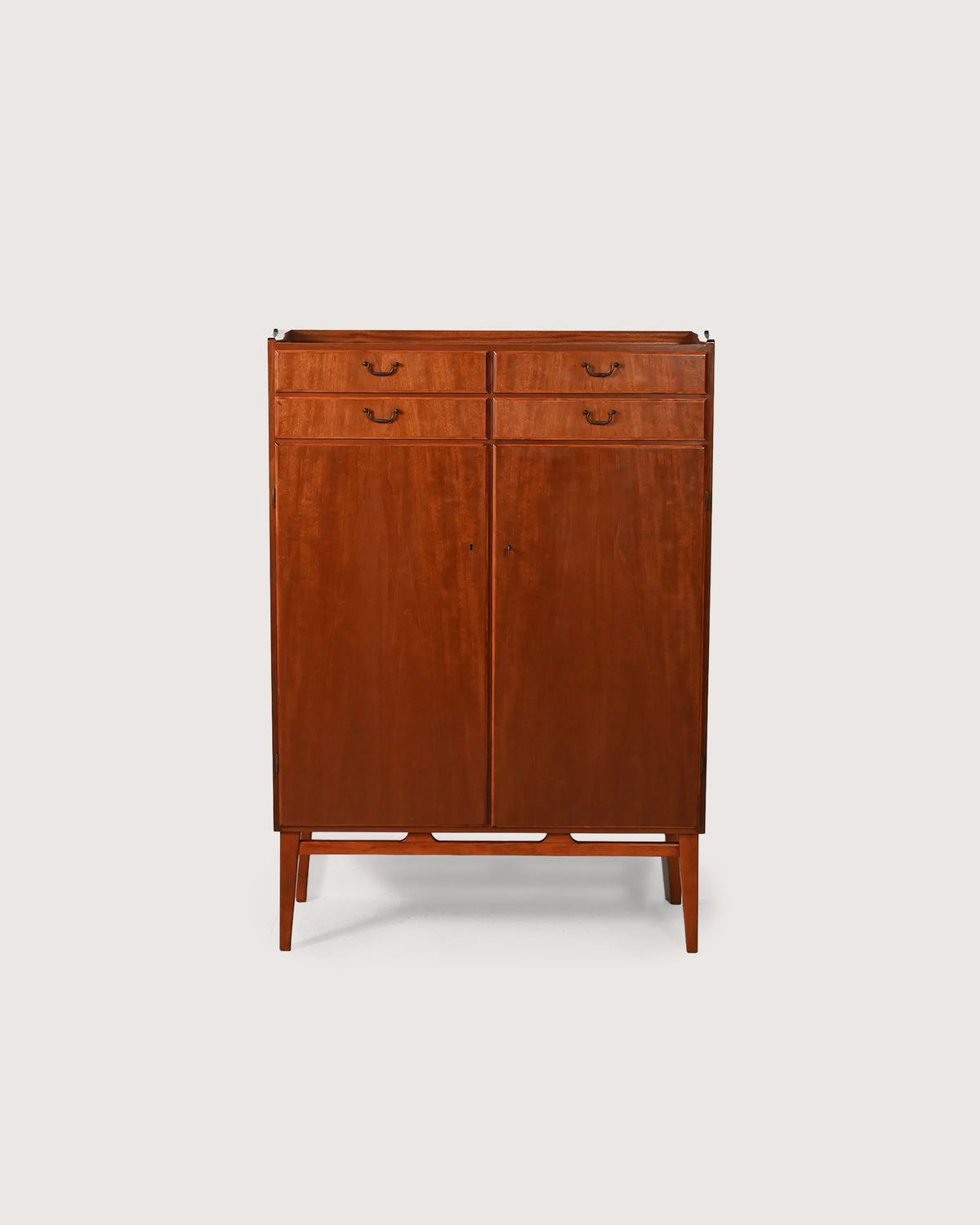 Cabinet scandinavo in mogano anni 50