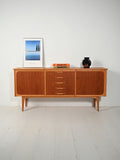 Sideboard scandinavo in teak e rovere