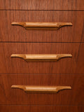 Sideboard scandinavo in teak e rovere 7