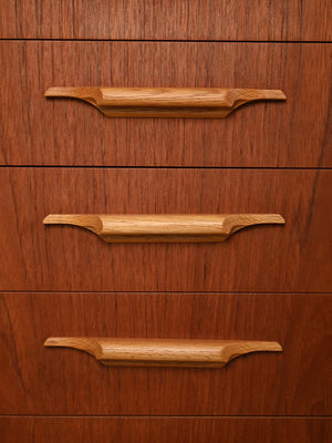 Sideboard scandinavo in teak e rovere 7