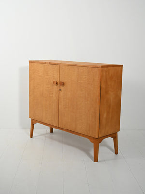 Highboard in betulla “Swedish Grace”, anni ’40 4