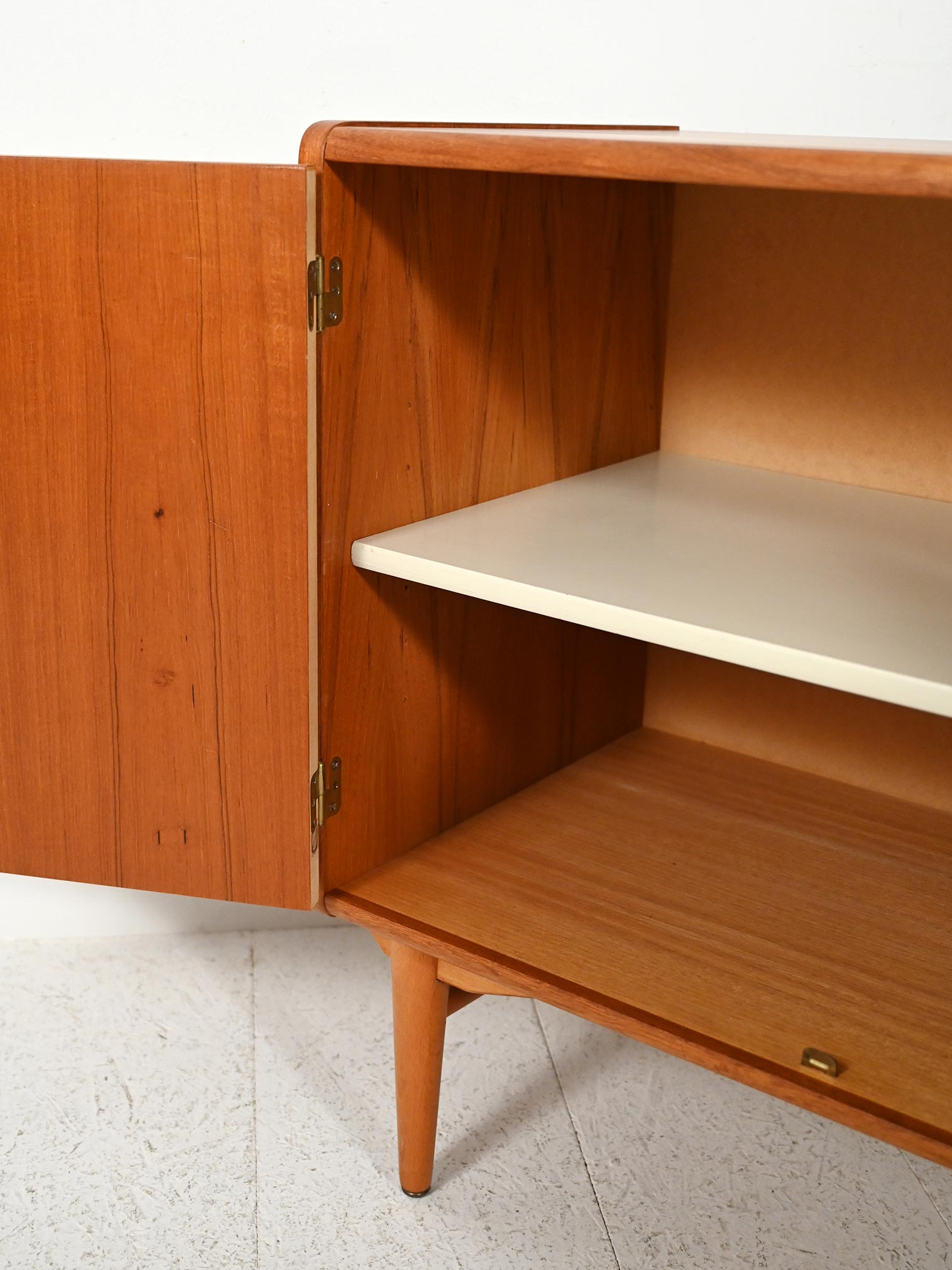 Cabinet scandinavo in teak e rovere Sonett, anni ’60 6