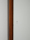 Specchio scandinavo con cornice in teak 3