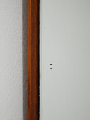 Specchio scandinavo con cornice in teak 3