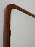 Specchio scandinavo con cornice in teak 4