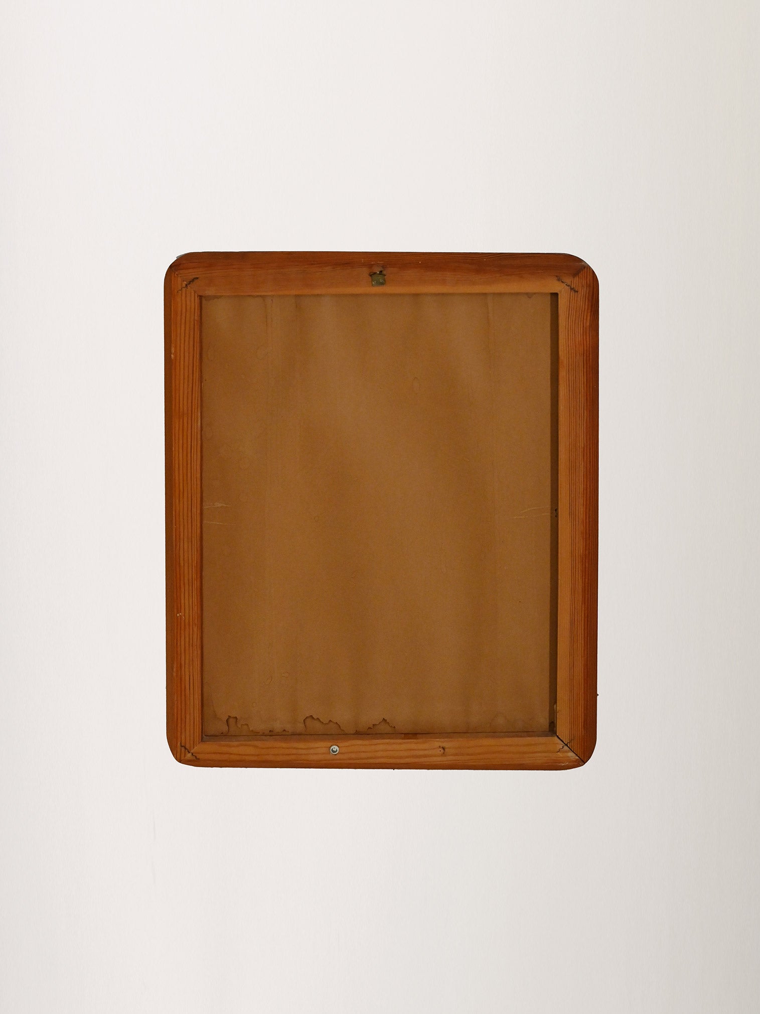 Specchio scandinavo con cornice in teak 6