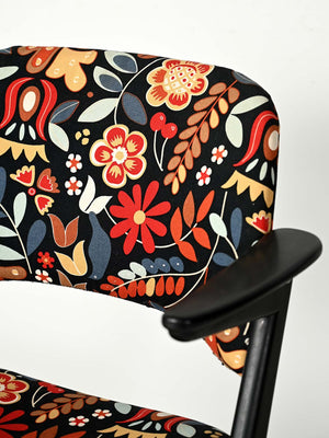 Coppia poltroncine “Triva” di Bengt Ruda con tappezzeria floreale 3