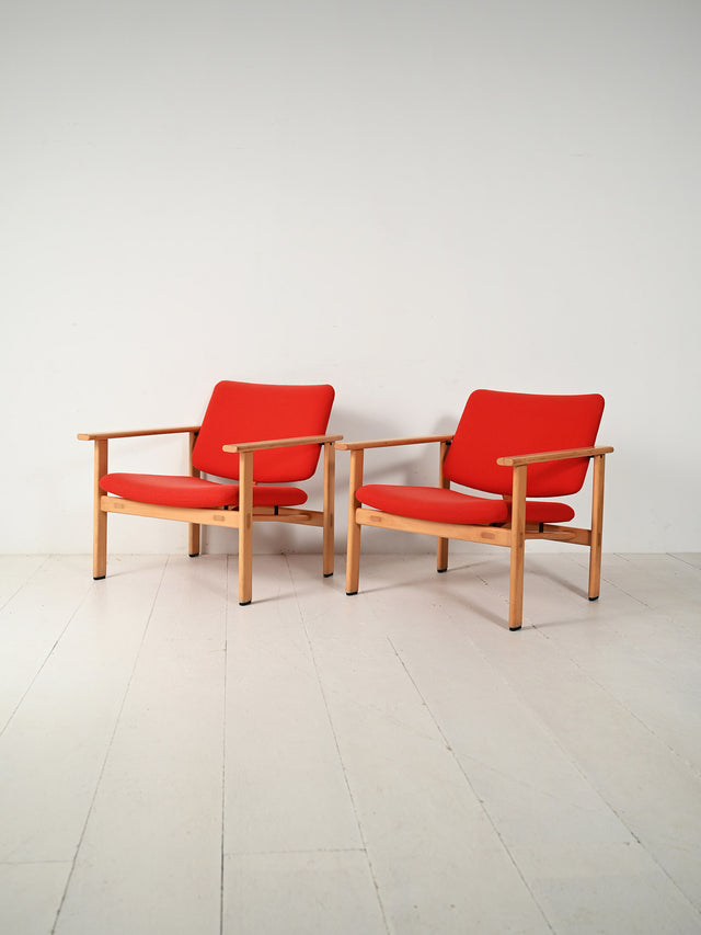 Coppia di poltrone danesi di Arne Jacobsen, 1965