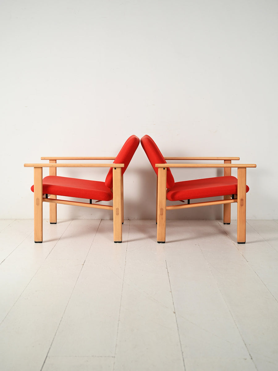 Coppia di poltrone danesi di Arne Jacobsen, 1965