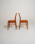 Set di 4 sedie da pranzo scandinave in teak