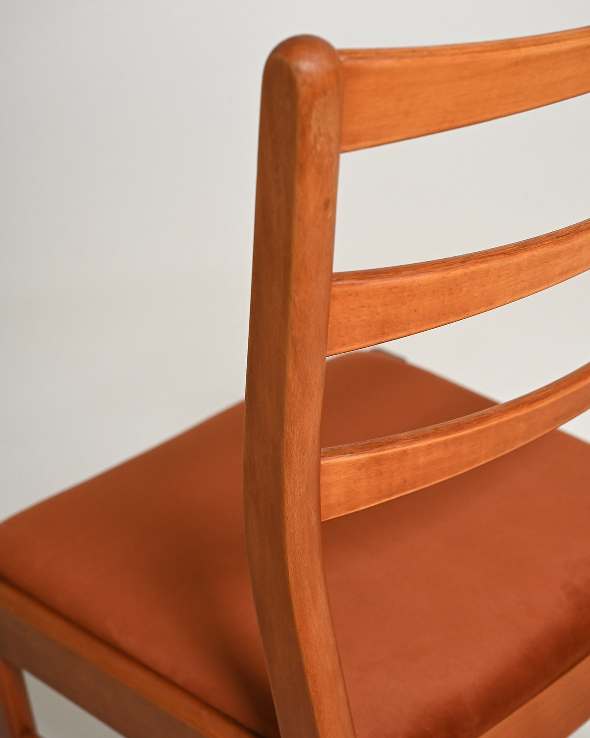Set di 4 sedie da pranzo scandinave in teak
