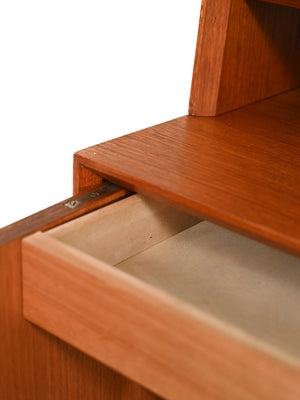 Libreria scandinava con cabinet, anni 50/61 6