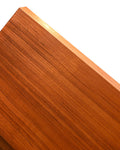 Libreria doppia scandinava in teak con montanti neri, anni ’60 13