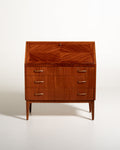 Secretaire scandinavo in mogano, anni ’60