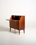 Secretaire scandinavo in mogano, anni ’60