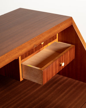 Secretaire scandinavo in mogano, anni ’60