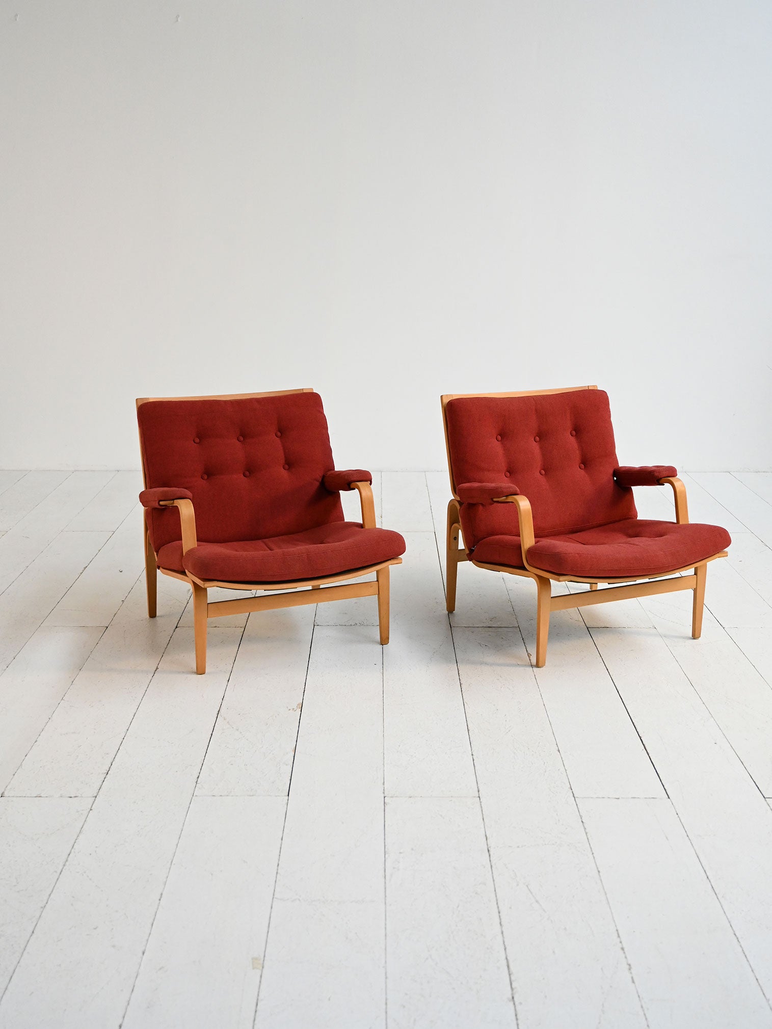 Coppia di poltrone “Ingrid” di Bruno Mathsson per Dux, anni ’60 2