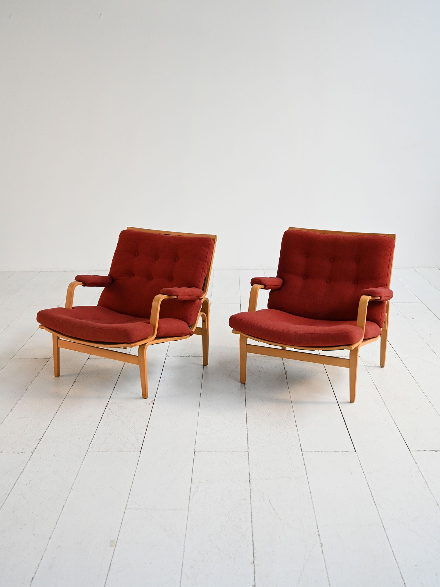 Coppia di poltrone “Ingrid” di Bruno Mathsson per Dux, anni ’60 3