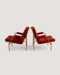 Coppia di poltrone “Ingrid” di Bruno Mathsson per Dux, anni ’60