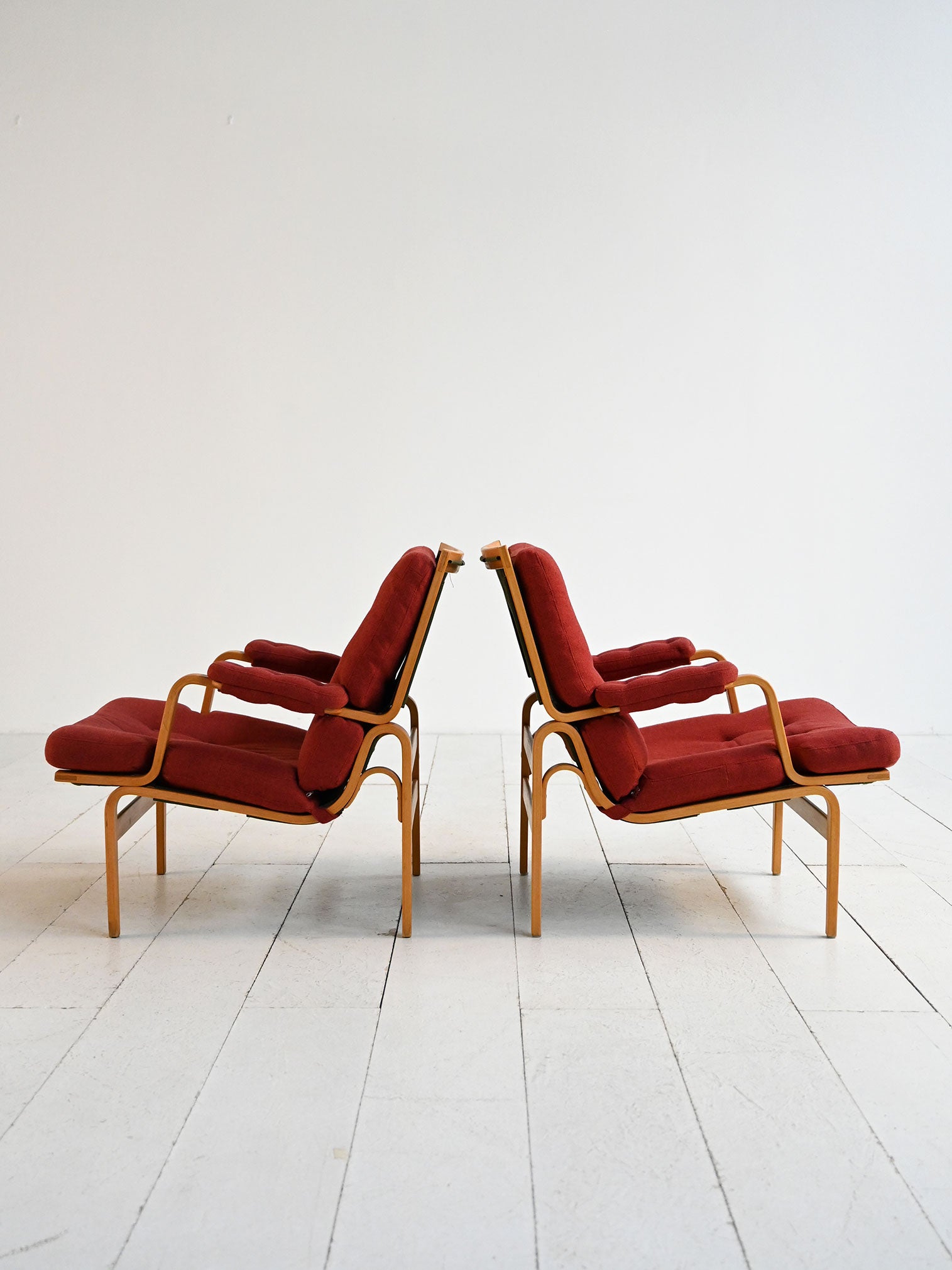 Coppia di poltrone “Ingrid” di Bruno Mathsson per Dux, anni ’60 4