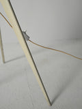 Lampada da terra tripode scandinava in legno laccato bianco 8