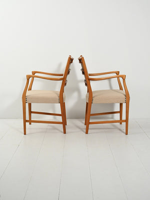 Coppia di sedie “Futura” di David Rosén in teak 5