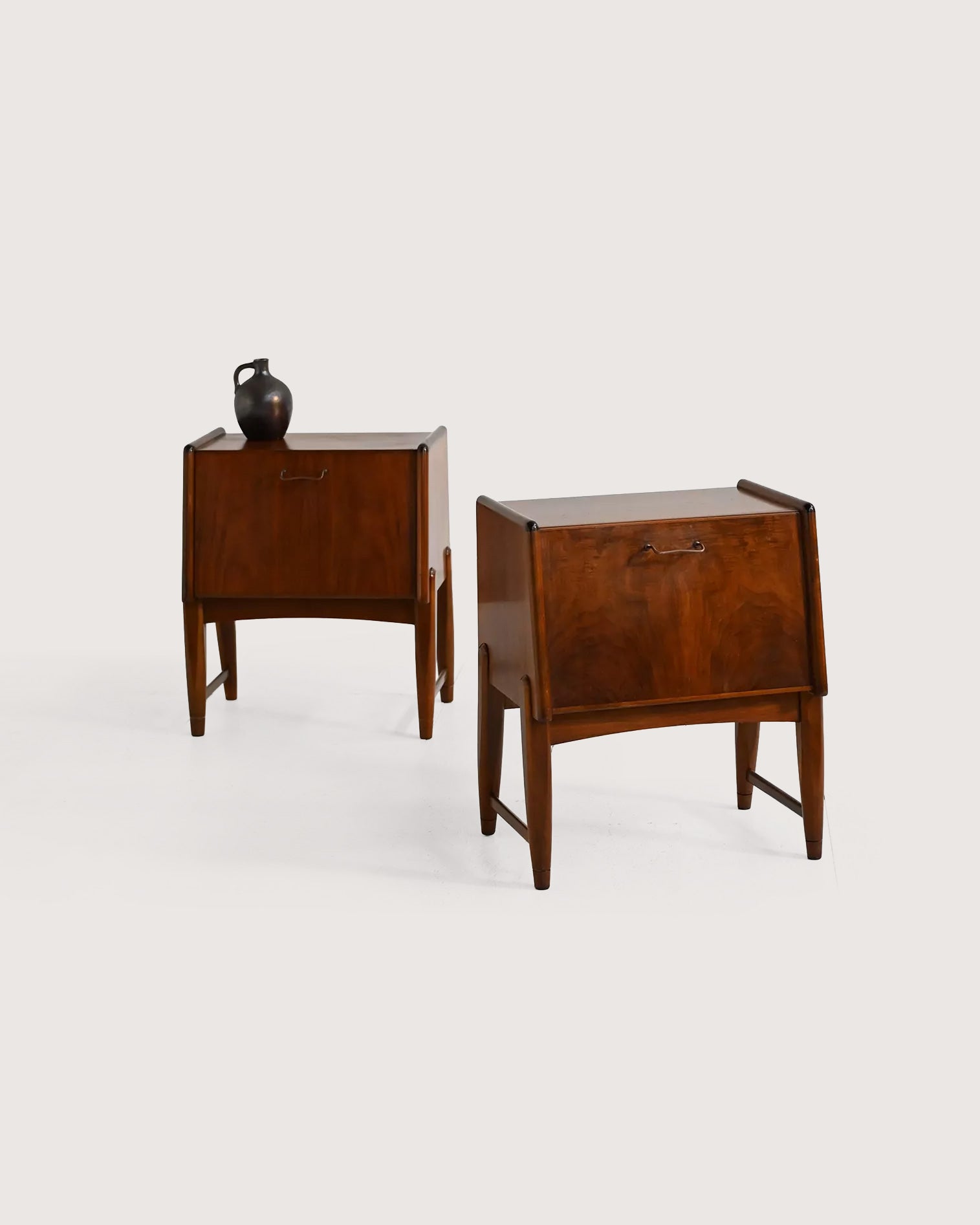 Comodini in teak A. Chr. Laursen, Danimarca anni ’50