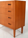 Cassettiera scandinava anni ’60 in teak 7