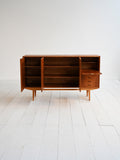 Highboard scandinavo in teak, anni ’50–’60 1