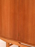 Highboard scandinavo in teak, anni ’50–’60 6