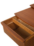 Coppia di coffee table scandinavi ad incastro con porta lana 11