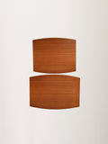 Coppia di coffee table scandinavi ad incastro con porta lana 12