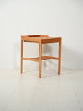 Comodino scandinavo vintage in rovere anni 60 2