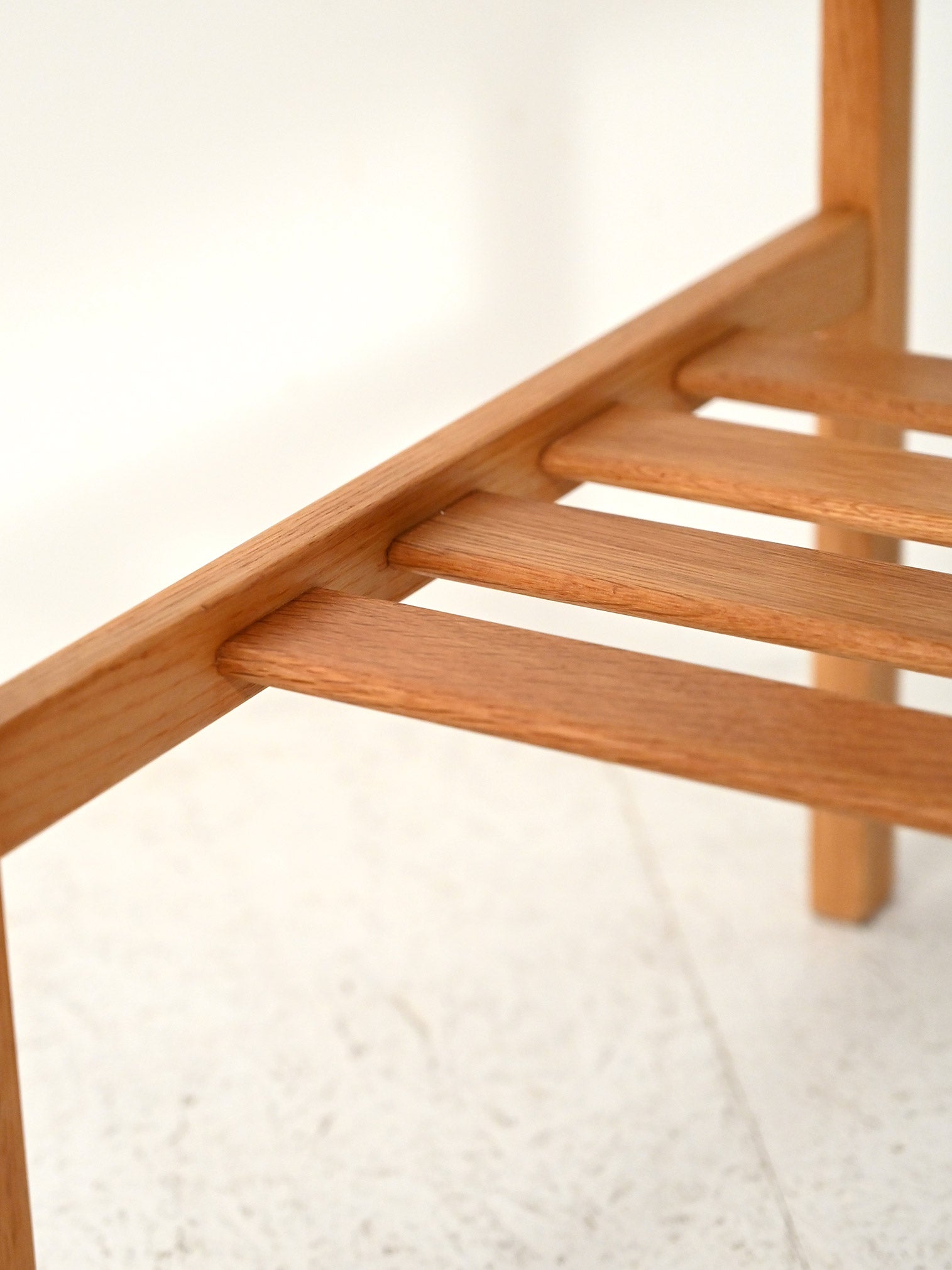 Comodino scandinavo vintage in rovere anni 60 4