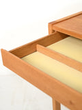 Comodino scandinavo vintage in rovere anni 60 5