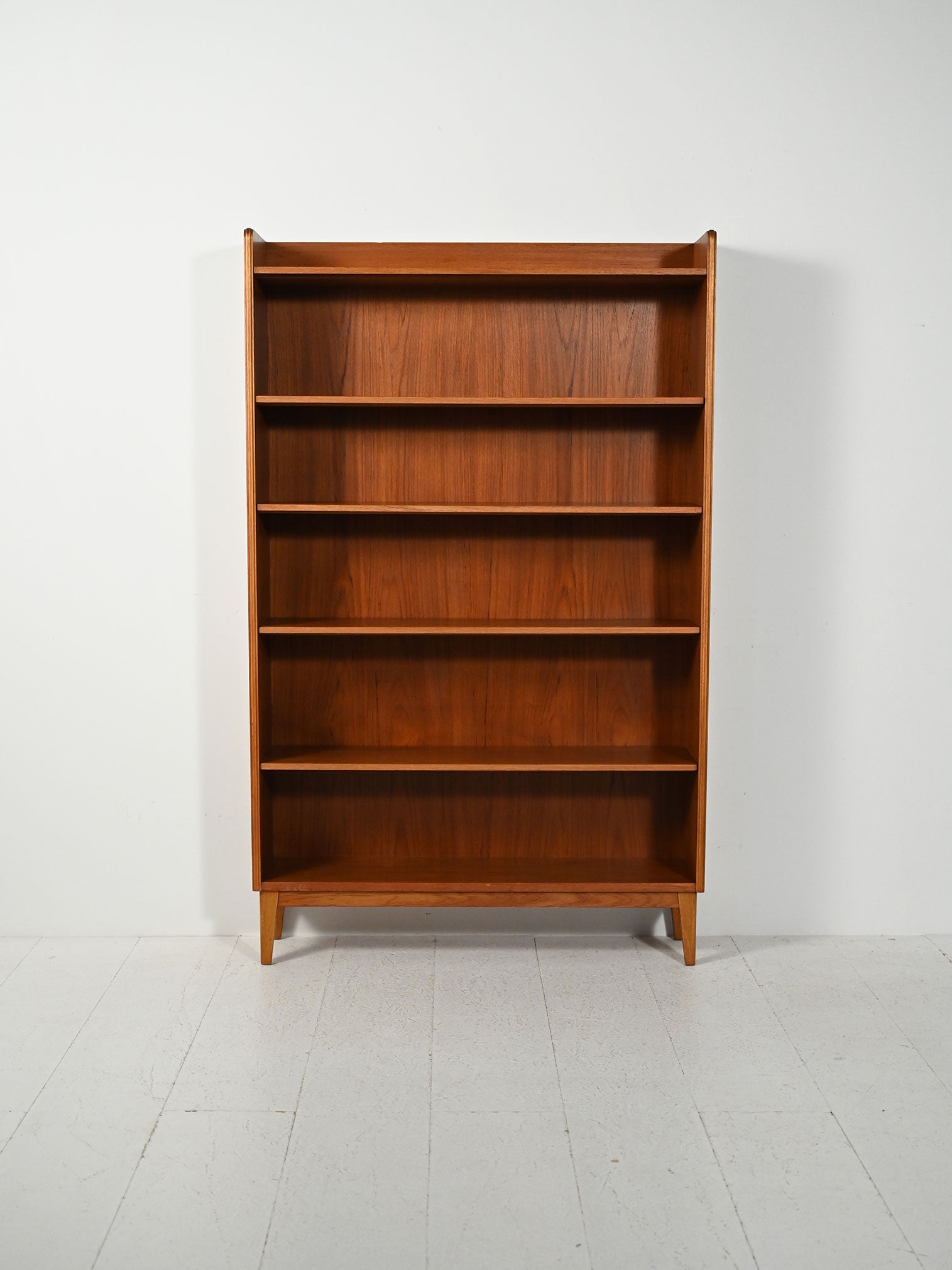 Libreria scandinava in teak di Ferdinand Lundquist, anni ’60 1