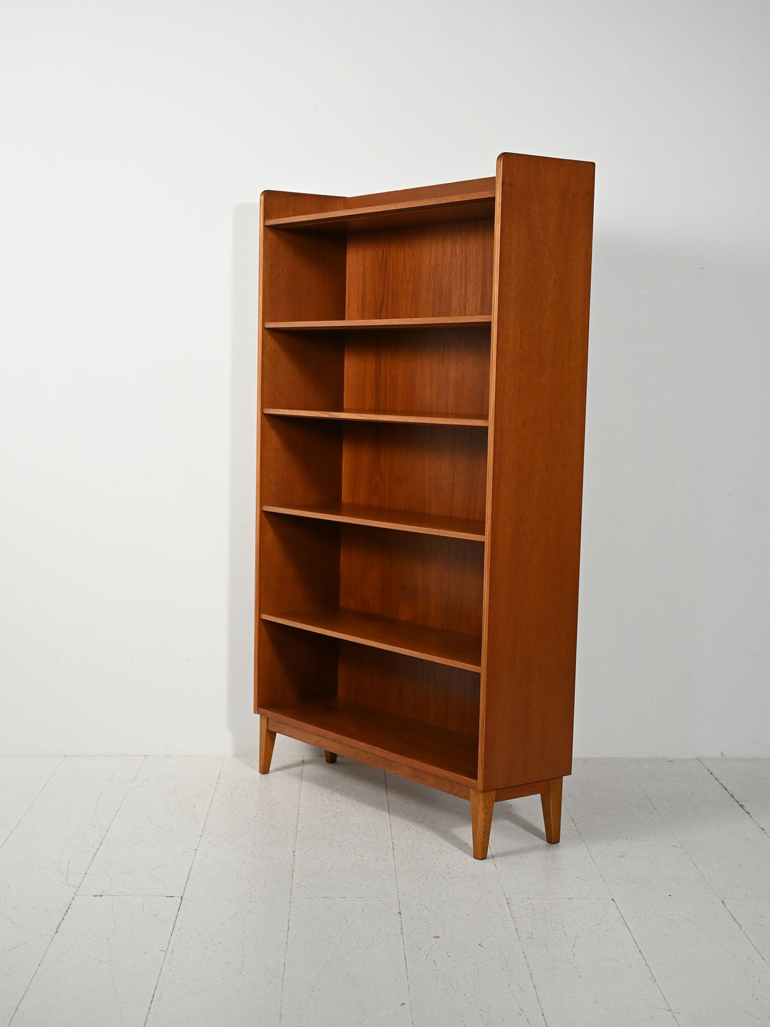 Libreria scandinava in teak di Ferdinand Lundquist, anni ’60 3