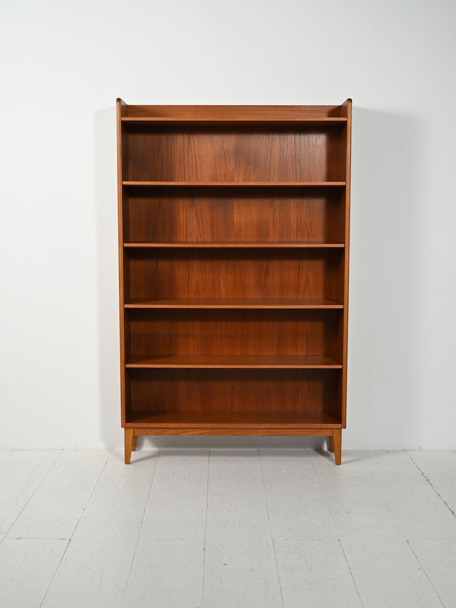 Libreria scandinava in teak di Ferdinand Lundquist, anni ’61 1