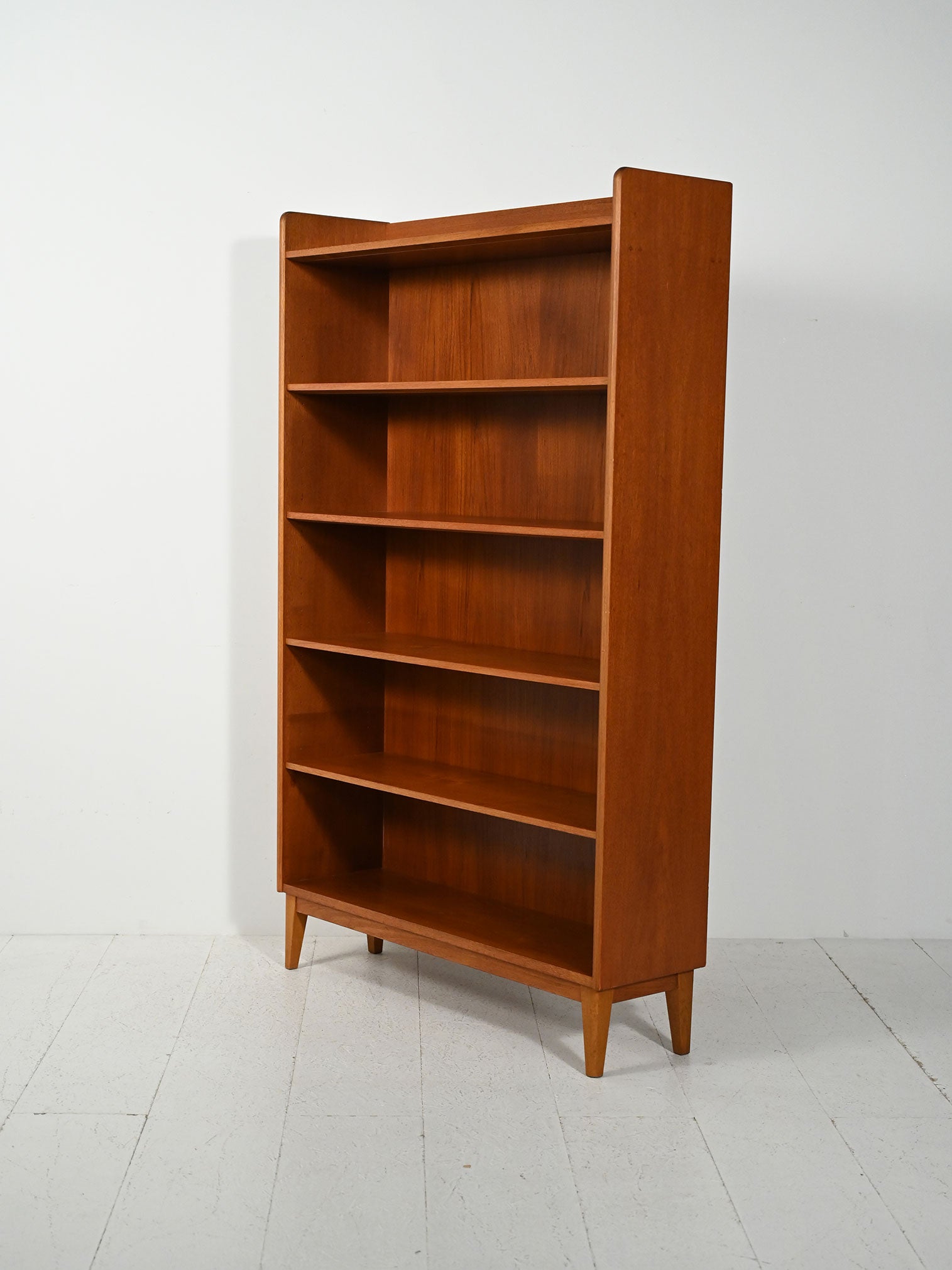 Libreria scandinava in teak di Ferdinand Lundquist, anni ’61 3