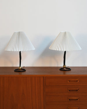 Coppia di lampade modello “Kip-Lamp” di Kaare Klint, anni ’40 1