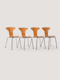 Set di 4 sedie “Mosquito” di Arne Jacobsen