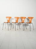 Set di 4 sedie “Mosquito” di Arne Jacobsen 1