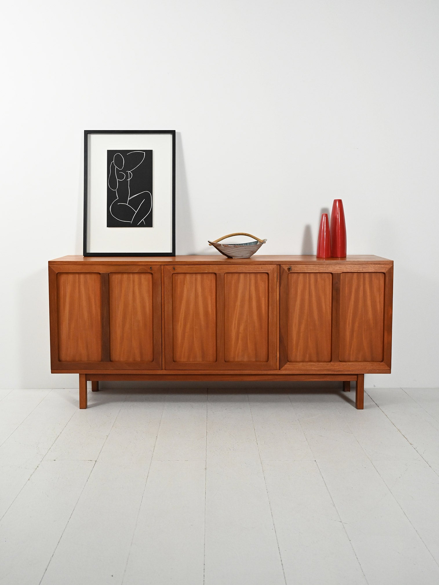 Sideboard svedese in teak di Karl Erik Ekselius