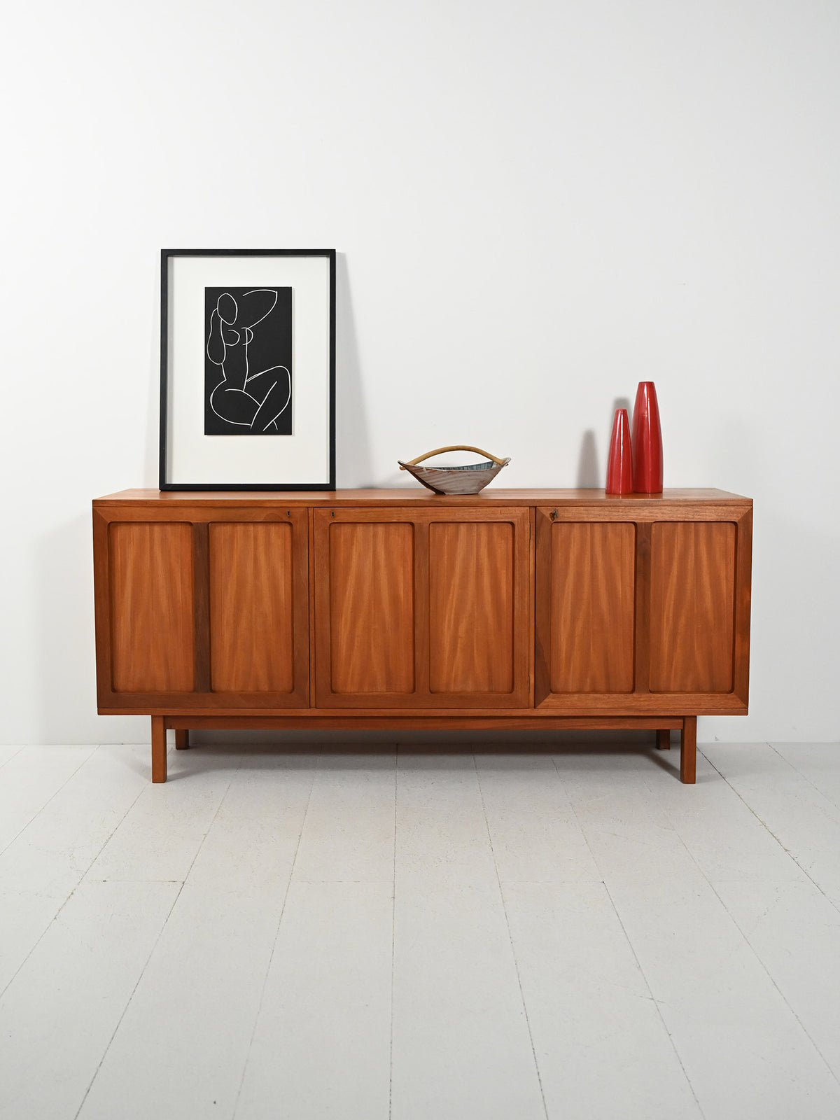 Sideboard svedese in teak di Karl Erik Ekselius