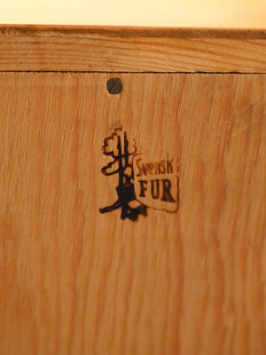 Cassettiera danese in faggio e teak di Børge Mogensen 10