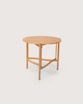 Coffee table scandinavo rotondo in betulla di Karl Andersson & Söner