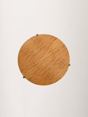 Coffee table scandinavo rotondo in betulla di Karl Andersson & Söner 11