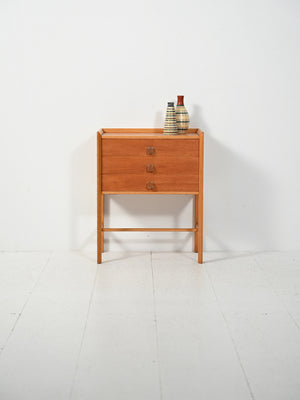 Comodino scandinavo anni Sessanta
