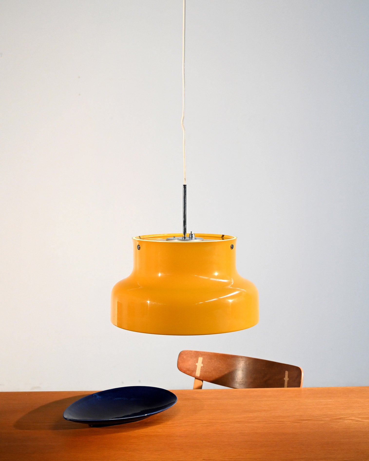 Lampada “Bumling” gialla di Anders Pehrson per Ateljé Lyktan, anni ’60 1