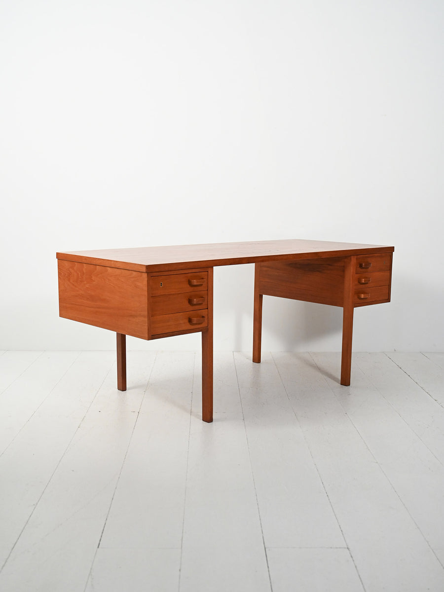 Scrivania in teak di Nanna & Jørgen Ditzel